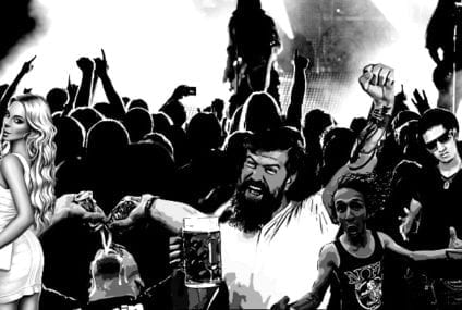 The annoying fans of a concert…